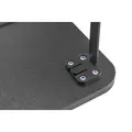 Następne zdjęcie produktu Podstawa pod monitor, łatwy montaż, miejsce na klawiaturę, czarny, metal / płyta mdf, 20 kg nośność, Powerton, ergo