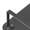Następne zdjęcie produktu Podstawa pod monitor, łatwy montaż, miejsce na klawiaturę, czarny, metal / płyta mdf, 20 kg nośność, Powerton, ergo