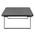 Następne zdjęcie produktu Podstawa pod monitor, łatwy montaż, miejsce na klawiaturę, czarny, metal / płyta mdf, 20 kg nośność, Powerton, ergo