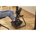 Następne zdjęcie produktu Podstawa ergonomiczna pod nogi, możliwość rozciągnięcia nóg, czarny, stal, 25 kg nośność, Powerton, regulowana wysokość