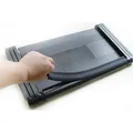 Podstawka pod laptopa, z możliwością obrotu 360°, różowa, aluminiowo-plastikowa, nośność 10 kg