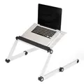 Następne zdjęcie produktu Podstawa pod notebook, obrotowa 360°, srebrna, aluminium-plastik, nośność 10 kg