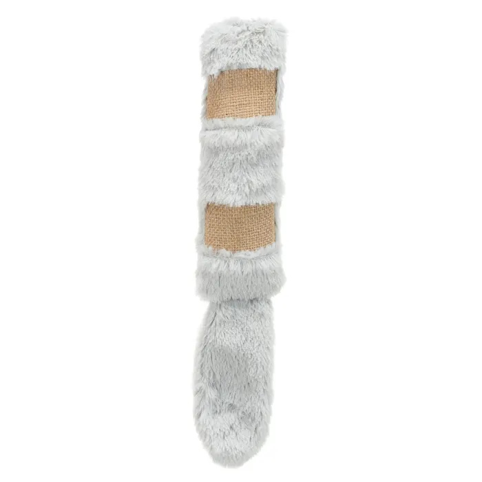 Główne zdjęcie produktu Poduška s ocasem XXL, plyš/juta/catnip, šusticí, 39cm