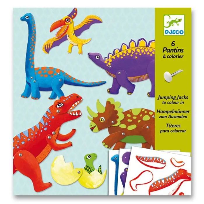Główne zdjęcie produktu Pohyblivé figurky Djeco - Dinosauři