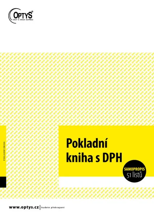 Główne zdjęcie produktu Pokladní kniha A4, samopropisovací 1014