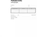Następne zdjęcie produktu Pokladní kniha A4, samopropisovací 1014