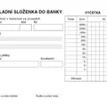 Następne zdjęcie produktu Pokladní složenka do banky A6 PT080