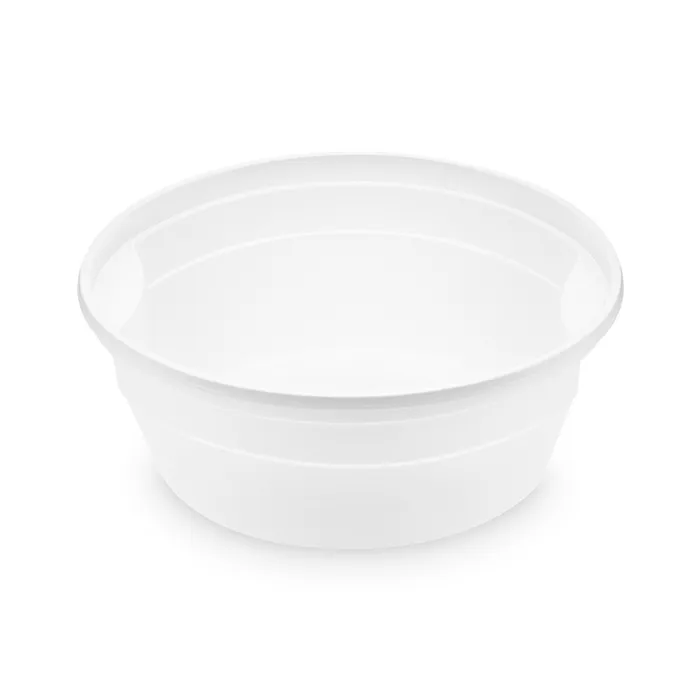 Główne zdjęcie produktu Polévková miska bílá (PP) 350 ml, průměr 127 mm [50 ks]