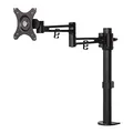 Następne zdjęcie produktu Regulowany uchwyt na monitor, 10KG, zacisk, 17"-30", obrotowy, czarny