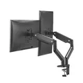 Następne zdjęcie produktu Polohovatelný držák ULTRADESK BRANCH Double pro 2 monitory, 20KG, svorka a průchodka stol