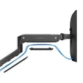 Następne zdjęcie produktu Polohovatelný držák ULTRADESK BRANCH Double pro 2 monitory, 20KG, svorka a průchodka stol