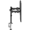 Polohovatelný držák ULTRADESK SKELETON Double pro 2 monitory, 16KG, svorka a průchodka st