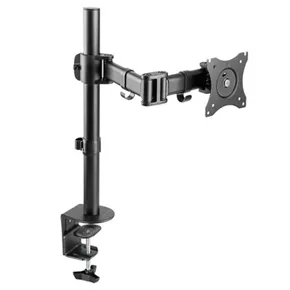 Polohovatelný držák ULTRADESK SKELETON Single pro monitor, 2-9KG, svorka a průchodka stol