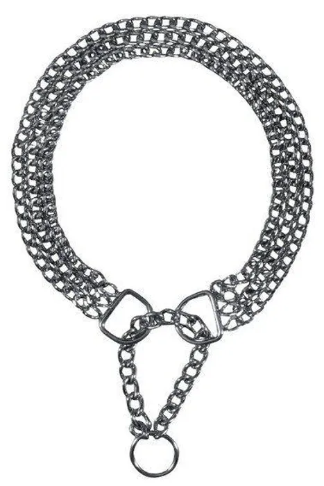 Główne zdjęcie produktu Polostahovací obojek trojřadý M-L:45cm/2,5mm