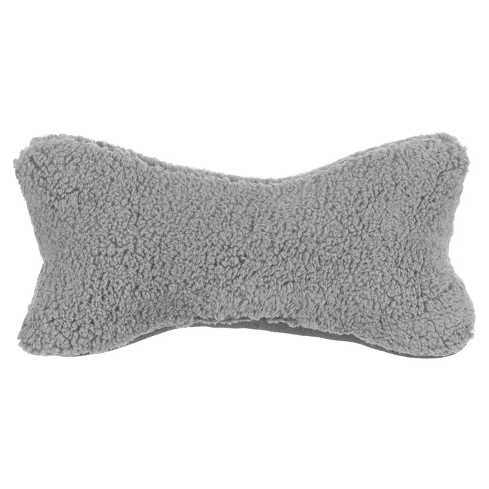 Główne zdjęcie produktu Polštář pod hlavu BENDSON, 40x22 cm, světlešedá/tmavošedá