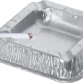 Następne zdjęcie produktu Popielniczka aluminiowa 12,6 x 12,6 x 2,2 cm [10 szt.]
