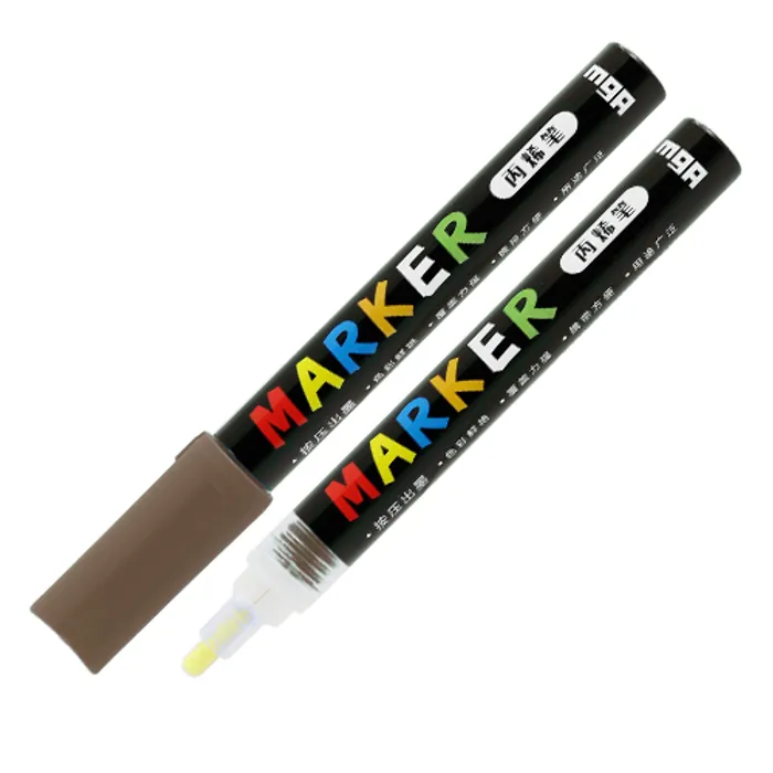 Główne zdjęcie produktu Popisovač akrylový M&G Acrylic Marker 2 mm, Brown S421