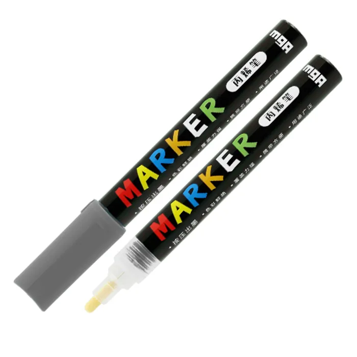 Główne zdjęcie produktu Popisovač akrylový M&G Acrylic Marker 2 mm, Dark Grey S911