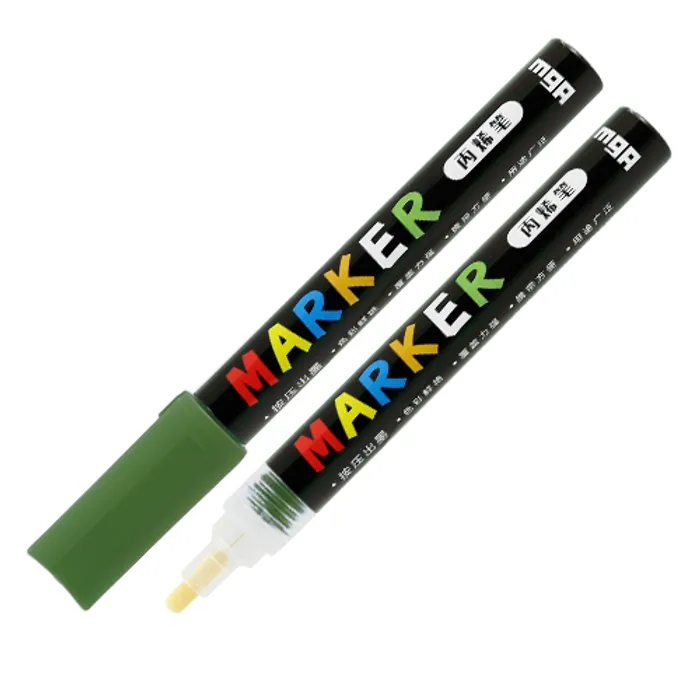 Główne zdjęcie produktu Popisovač akrylový M&G Acrylic Marker 2 mm, Deep Olive Green S511