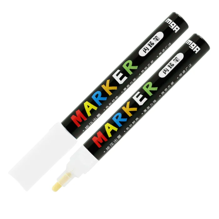 Główne zdjęcie produktu Popisovač akrylový M&G Acrylic Marker 2 mm, White S100