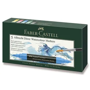 Marker akwarelowy Albrecht Dürer, pudełko papierowe 5 szt. Faber-Castell 160305