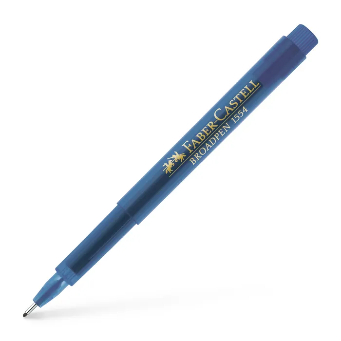 Główne zdjęcie produktu Popisovač Broadpen 1554, tmavě modrá Faber Castell 155447