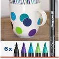 Następne zdjęcie produktu Marker Edding Porzellan 4200 odcieni niebieskich, 6 szt