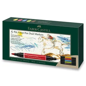 Faber-Castell 162005 Pitt Artist Pen Dual Marker zestaw 5 szt