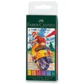 Faber-Castell 167174 Pitt Artist Pen Brush Zestaw 8 kolorów, końcówka B