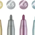 Następne zdjęcie produktu Marker Faber-Castell 167304 Pitt Artist Pen 4 kolory, metalik