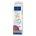 Marker Faber-Castell 167304 Pitt Artist Pen 4 kolory, metalik