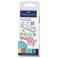 Faber-Castell 267116 Pitt Artist Pen Hand Lettering 6 sztuk, pastelowy zestaw