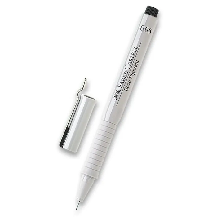 Główne zdjęcie produktu Popisovač Faber-Castell Ecco Pigment - černý 0,05 mm