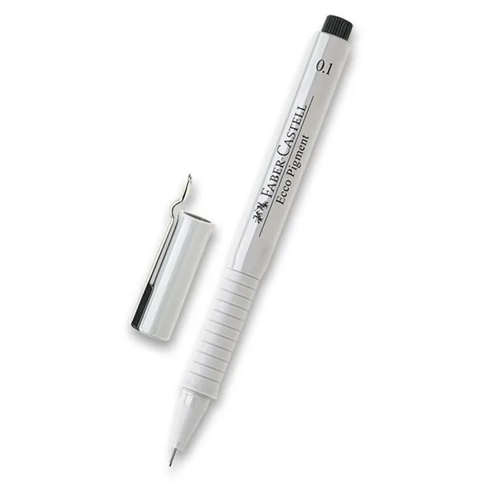 Główne zdjęcie produktu Popisovač Faber-Castell Ecco Pigment - černý 0,1 mm