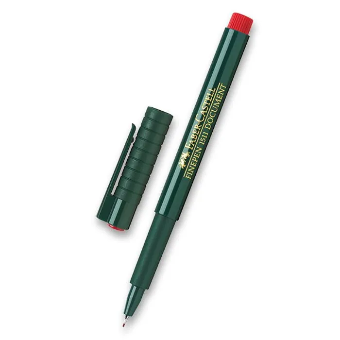 Główne zdjęcie produktu Popisovač Faber-Castell Finepen 1511 červený