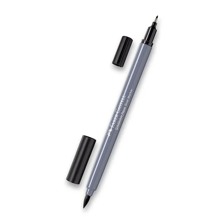 Główne zdjęcie produktu Popisovač Faber-Castell Goldfaber Aqua Dual Marker černá 199
