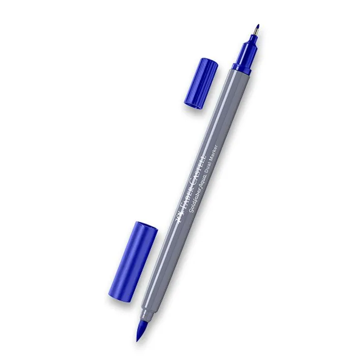 Główne zdjęcie produktu Popisovač Faber-Castell Goldfaber Aqua Dual Marker modrofialová, 137
