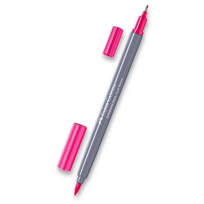 Główne zdjęcie produktu Popisovač Faber-Castell Goldfaber Aqua Dual Marker růžový, barva 229