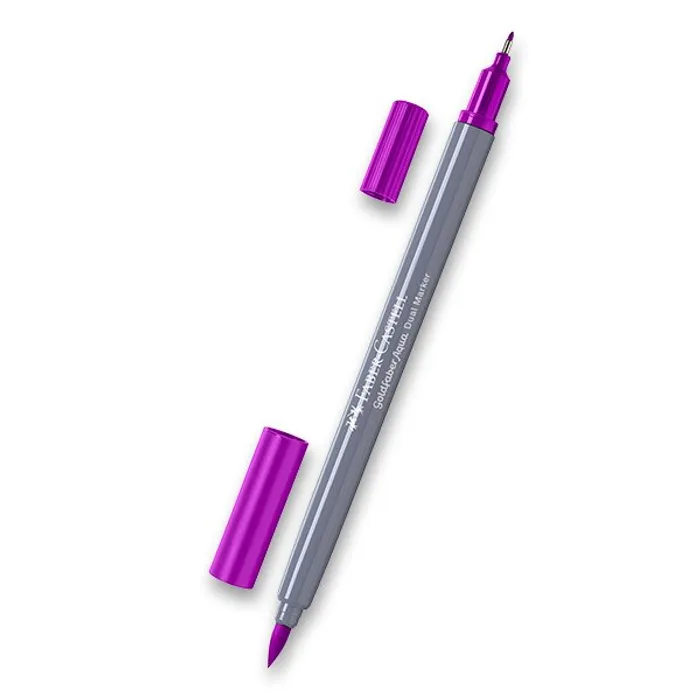 Główne zdjęcie produktu Popisovač Faber-Castell Goldfaber Aqua Dual Marker sv. purpurová, 228