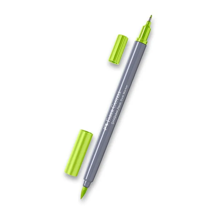 Główne zdjęcie produktu Popisovač Faber-Castell Goldfaber Aqua Dual Marker sv. zelená, 171