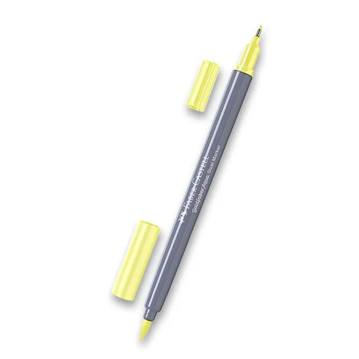 Główne zdjęcie produktu Popisovač Faber-Castell Goldfaber Aqua Dual Marker sv. žlutá, 104