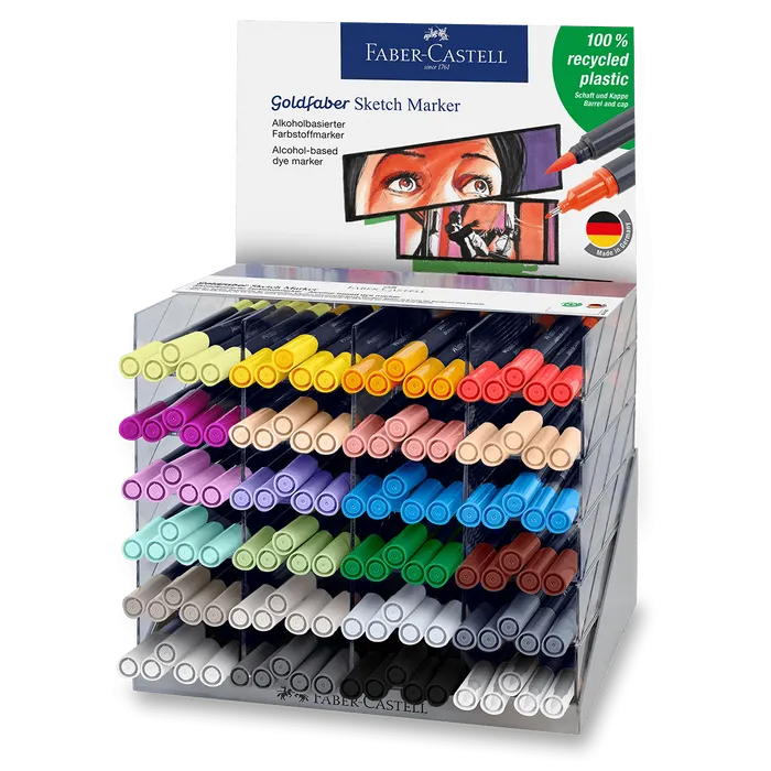 Główne zdjęcie produktu Popisovač Faber-Castell Goldfaber Sketch Marker stojánek