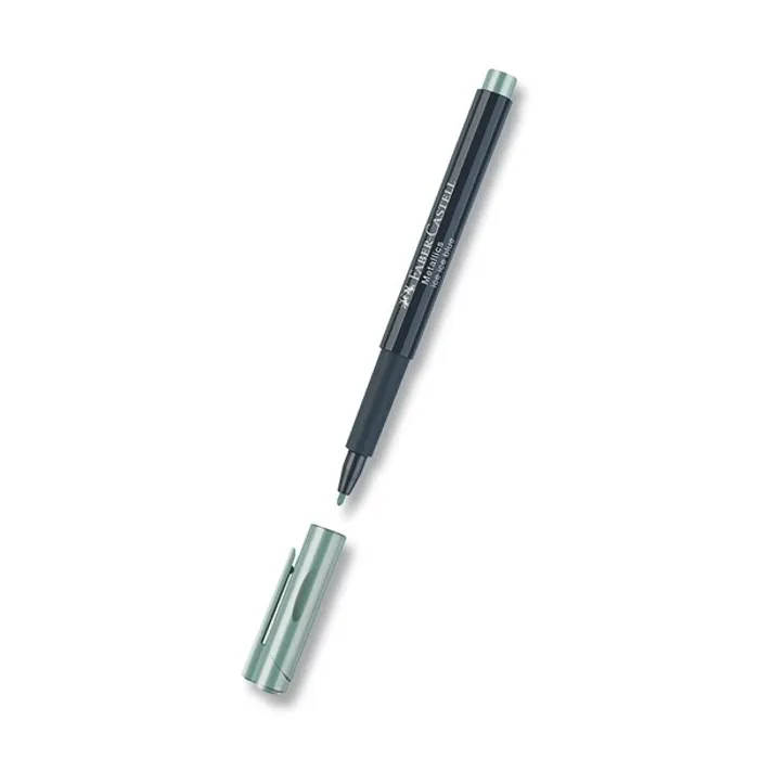 Główne zdjęcie produktu Popisovač Faber-Castell Metallics ledová modrá