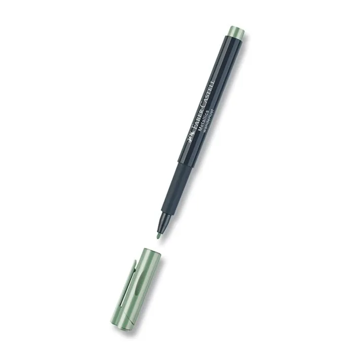 Główne zdjęcie produktu Popisovač Faber-Castell Metallics ledově zelená