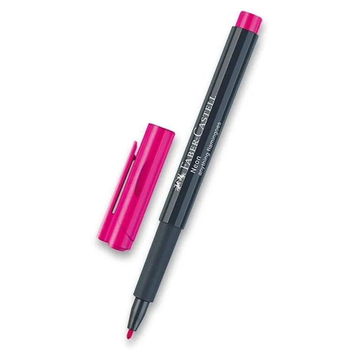 Główne zdjęcie produktu Popisovač Faber-Castell Neon fialová