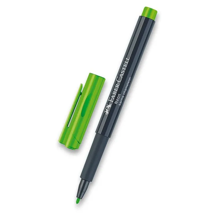 Główne zdjęcie produktu Popisovač Faber-Castell Neon zelená