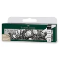 Marker Faber-Castell Pitt Artist Pen 4 sztuki, czarno-biały