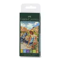 Faber-Castell Pitt Artist Pen Brush 6 szt., końcówka B, letnie odcienie