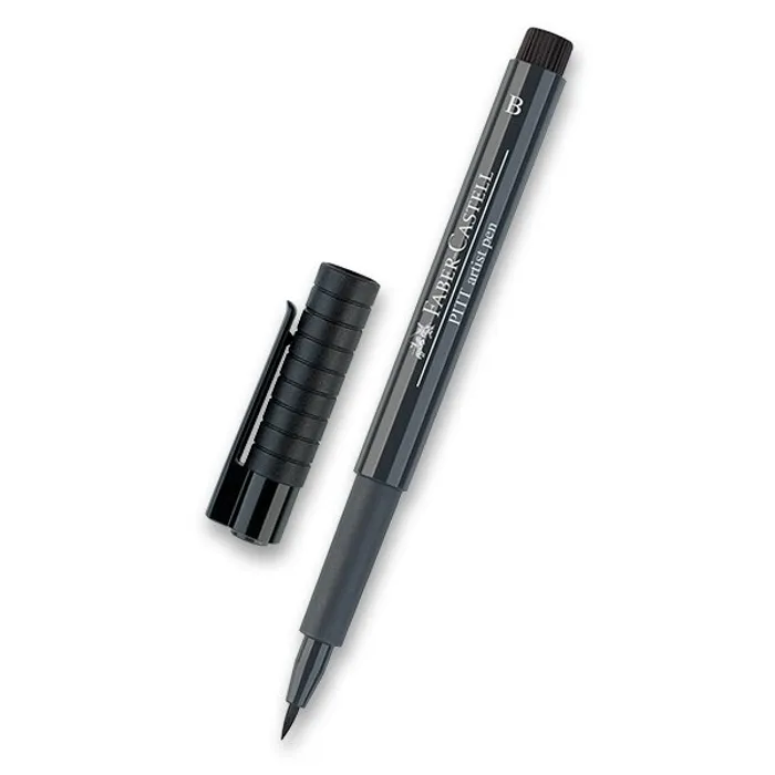 Główne zdjęcie produktu Popisovač Faber-Castell Pitt Artist Pen Brush - černé a šedé odstíny 235