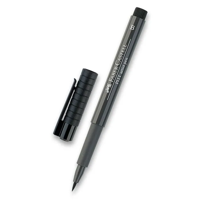 Główne zdjęcie produktu Popisovač Faber-Castell Pitt Artist Pen Brush - černé a šedé odstíny 274